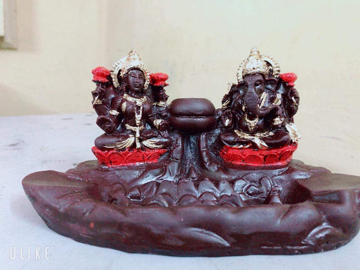 Lakshmi-Ganesha Incense Burner
