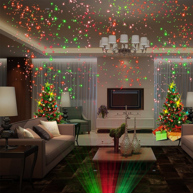 Star Laser Fairy Light Projection